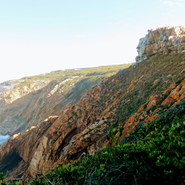 "Mossel Bay, South Africa cliffs 3" stock image