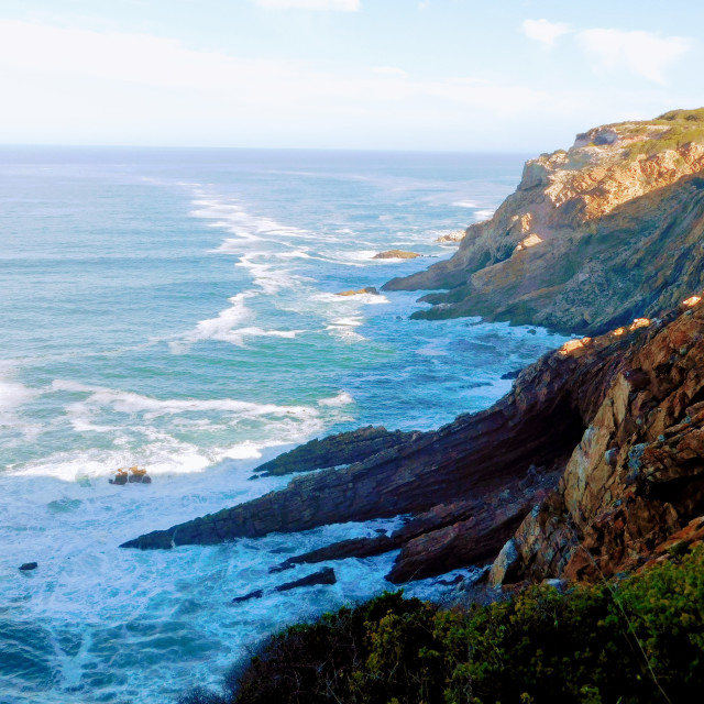 "Indian Ocean at Mossel Bay, South Africa 2" stock image