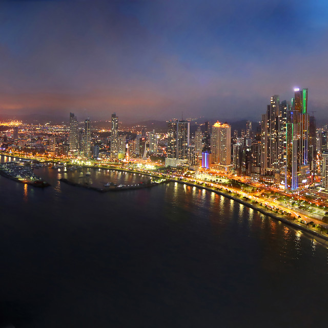 "skyline Panama City" by Panamarketphoto - $112.18 "skyline Panama City" stock image