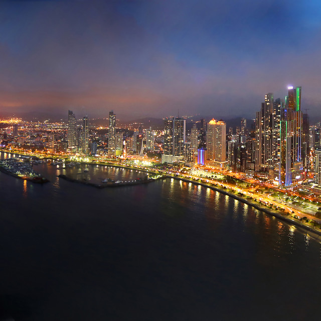 "skyline Panama City" stock image