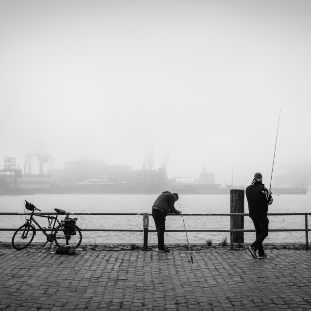 "Elbe mist" stock image