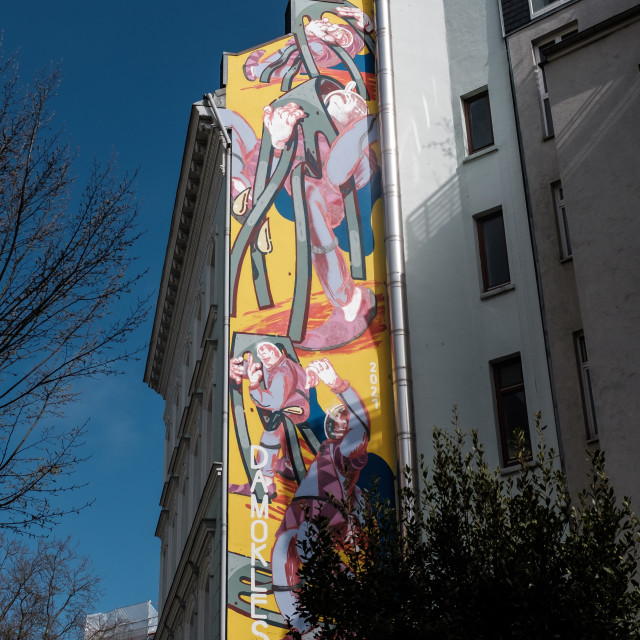 "Hamburg Mural" by Duncan Palmer - $18.50 "Hamburg Mural" stock image