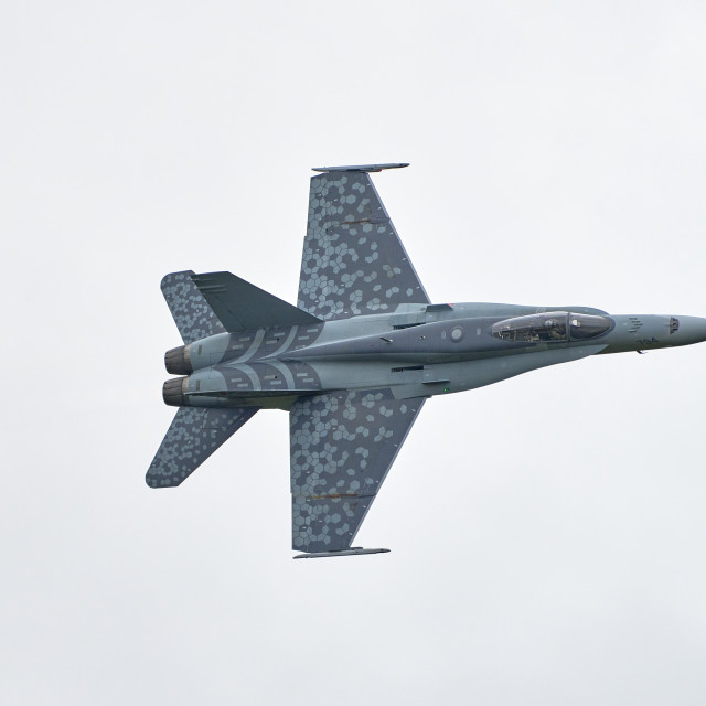 "Air Show Images - CF18 Hornet" stock image