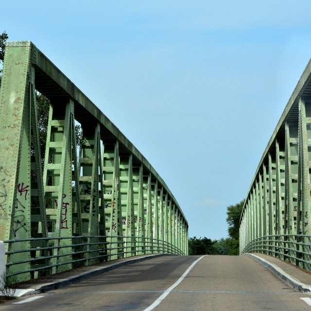 "Bridge over the river" by Amit Mendelsohn - £50.00 "Bridge over the river" stock image
