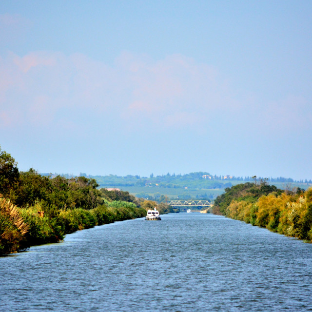 "Water way in the camargue" by Amit Mendelsohn - £50.00 "Water way in the camargue" stock image