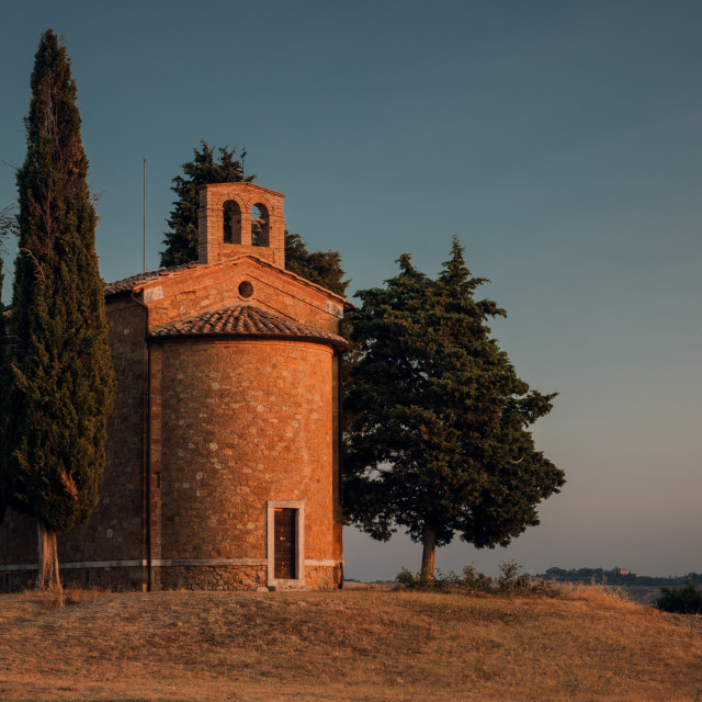 "cappella della madonna di vitaleta" stock image