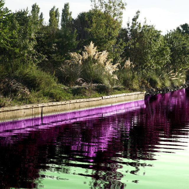 "Canal de Huveaune" by Amit Mendelsohn - £50.00 "Canal de Huveaune" stock image