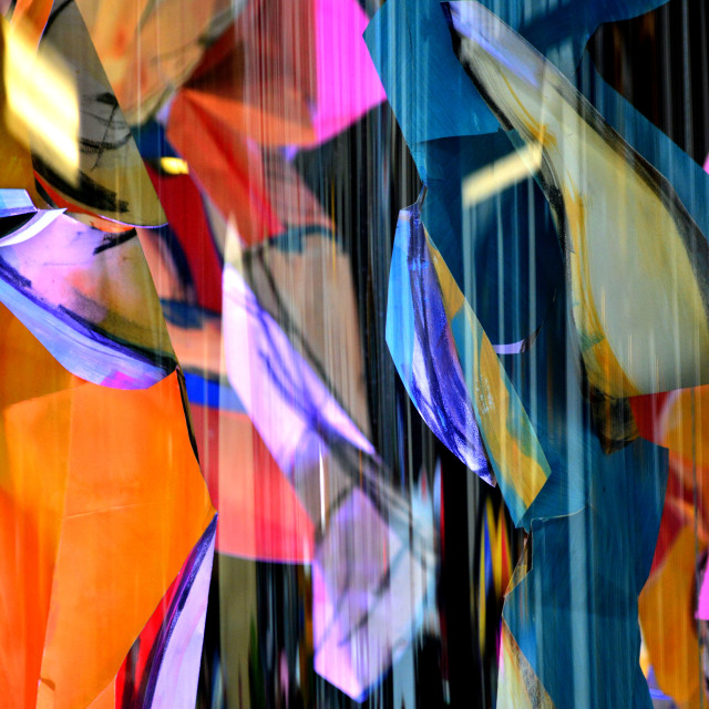 "A mess of colours" by Amit Mendelsohn - £50.00 "A mess of colours" stock image