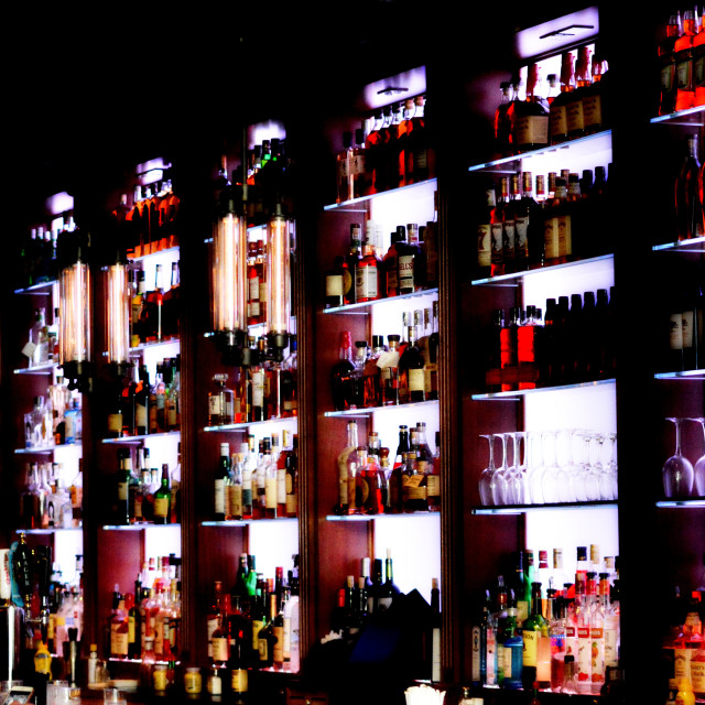 "A bar in NYC" by Amit Mendelsohn - £50.00 "A bar in NYC" stock image