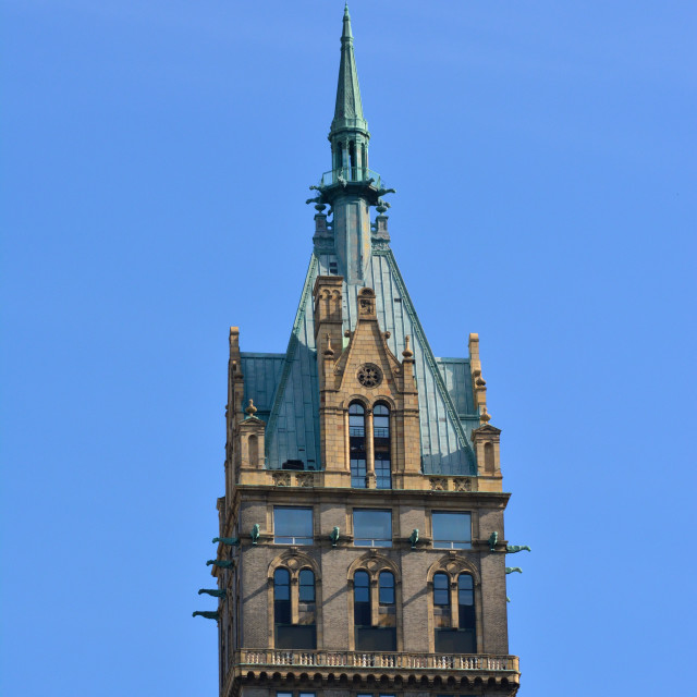 "A building in NYC" by Amit Mendelsohn - £50.00 "A building in NYC" stock image