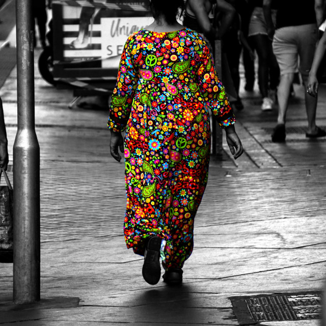 "Painting the streets" by Amit Mendelsohn - £50.00 "Painting the streets" stock image