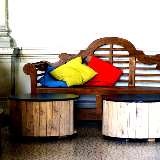 "A sitting corner" by Amit Mendelsohn - £50.00 "A sitting corner" stock image