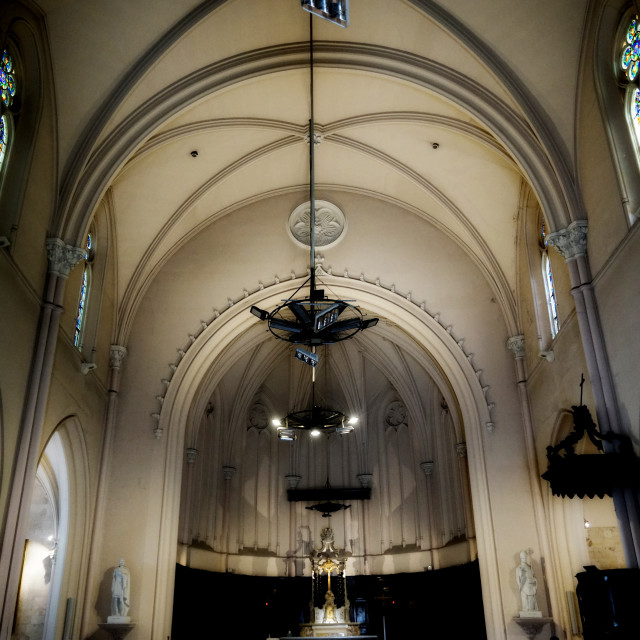 "St. Ferréol church - old port" by Amit Mendelsohn - £50.00 "St. Ferréol church - old port" stock image