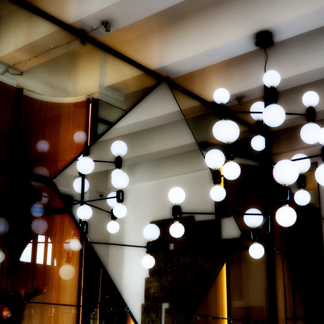 "Bulbs everywhere" by Amit Mendelsohn - £50.00 "Bulbs everywhere" stock image