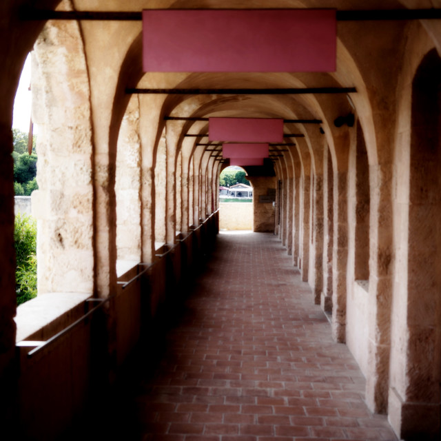 "St. jean - Mucem - corridor" by Amit Mendelsohn - £50.00 "St. jean - Mucem - corridor" stock image