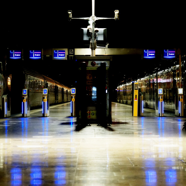 "Train stations quays" stock image