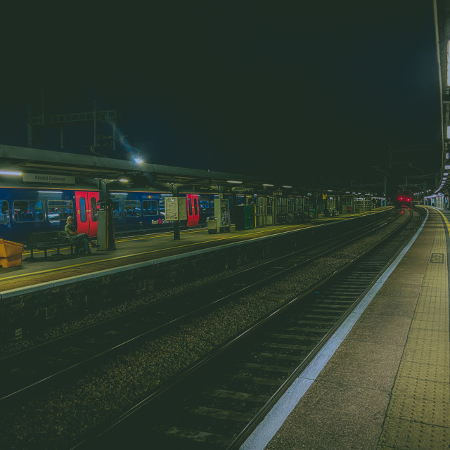 "Waiting" by Tim Constable - £5.00 "Waiting" stock image