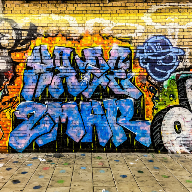 "Graffiti" by Tim Constable - £5.00 "Graffiti" stock image