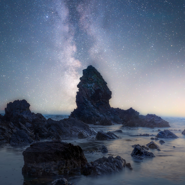 "Milky way rising over Rhoscolyn , Anglesey" by Kat Lawman - $37.04 "Milky way rising over Rhoscolyn , Anglesey" stock image