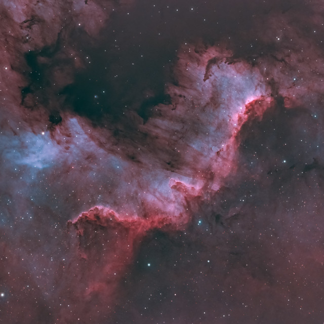 "The Cygnus Wall" stock image