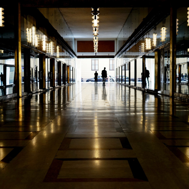 "A corridor" stock image