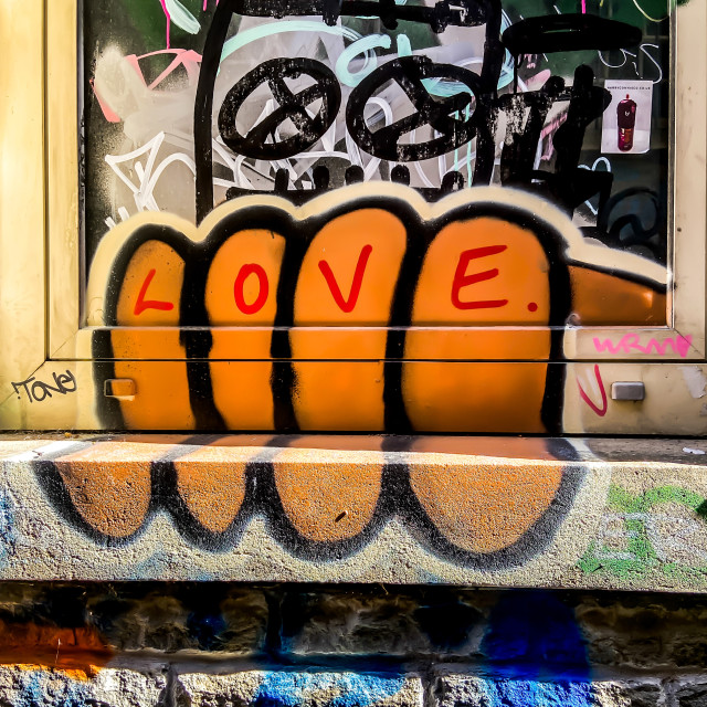 "Love" by Tim Constable - £5.00 "Love" stock image