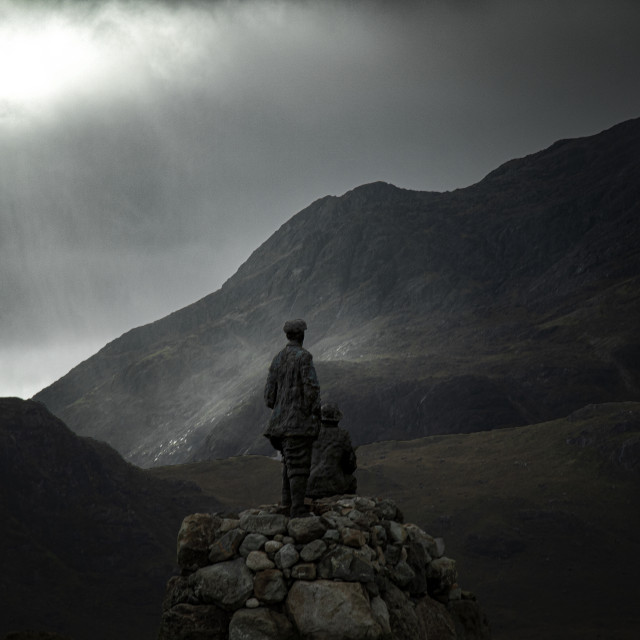 "The Explorers, Isle of Skye" stock image