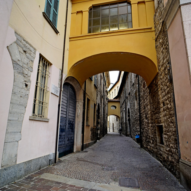 "An alley - Como, Italy" by Amit Mendelsohn - $60.98 "An alley - Como, Italy" stock image