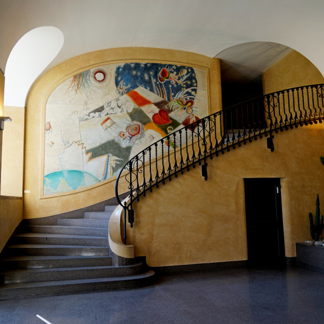 "Hotel lobby 1 - Como, Italy" stock image