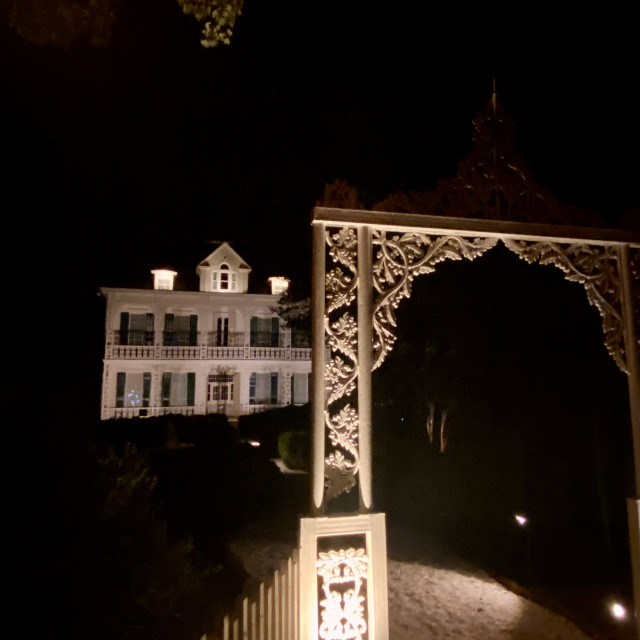 "Hall House gate #2- Historic Salisbury,NC" stock image