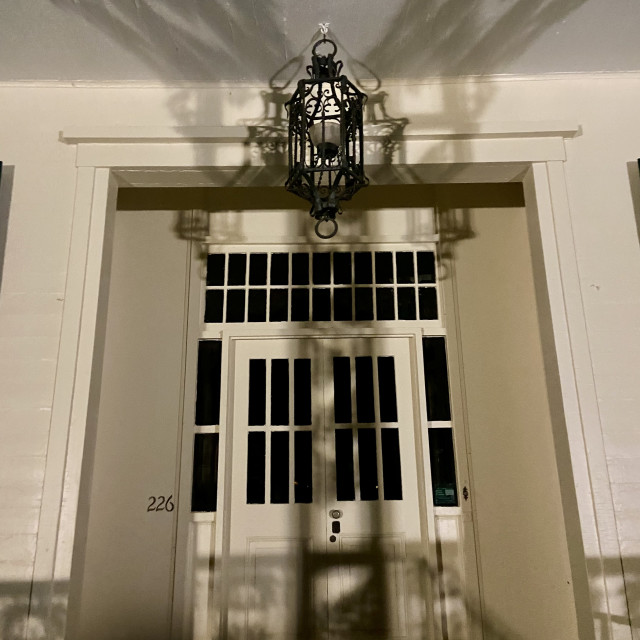 "With in the Shadows-The Hall House-Historic Salisbury, NC" stock image