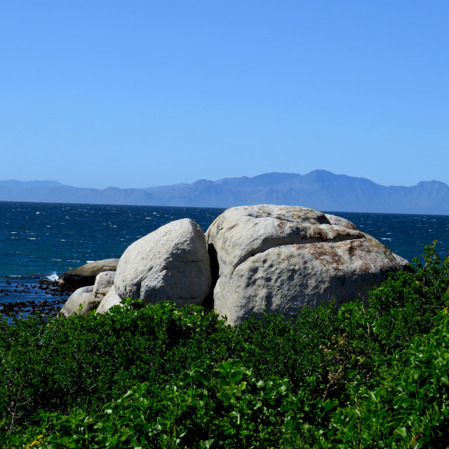 "One Boulder" stock image