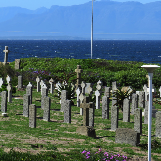 "Graves with a view" stock image