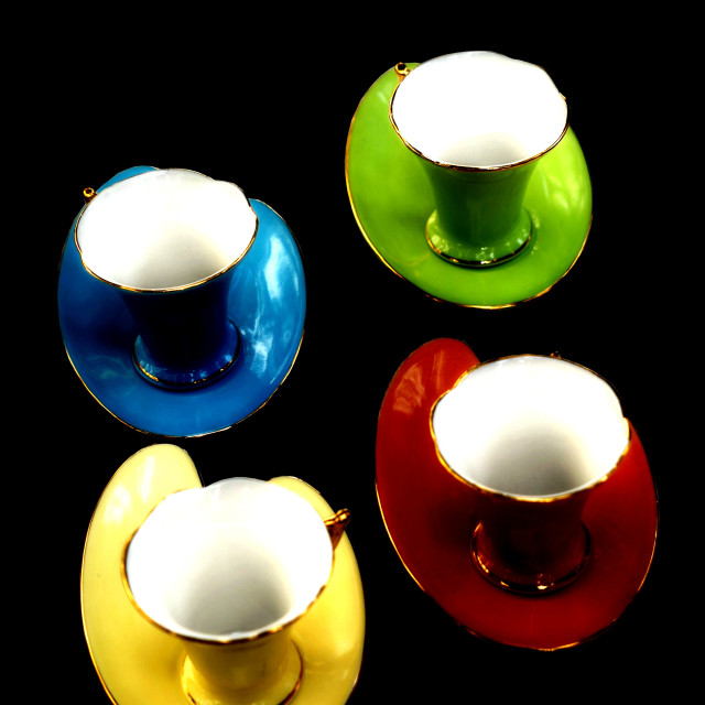 "coffee cups" by Amit Mendelsohn - $62.97 "coffee cups" stock image