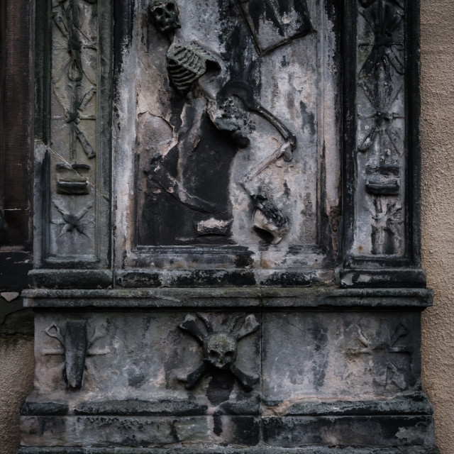 "Greyfriars Kirkyard, Edinburgh" stock image