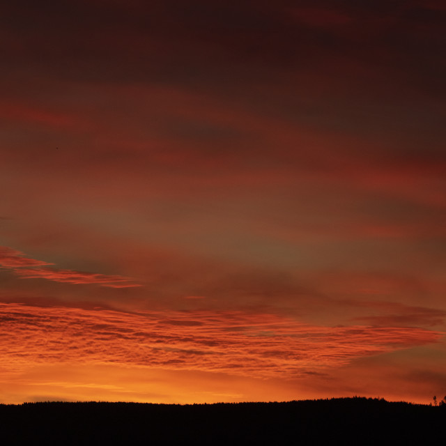 "It's a New Dawn, Ardullie, Scottish Highlands" stock image