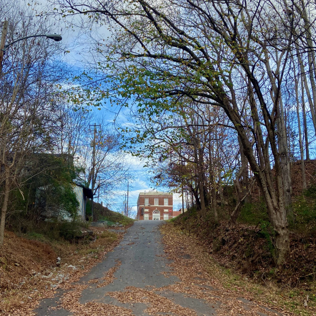 "Downtown Ramsuer, NC ©️2022" stock image