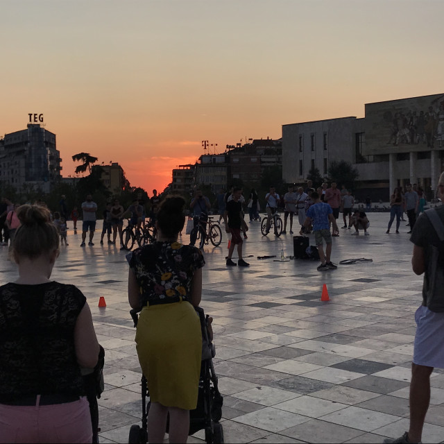 "Tirana Sunset" by Allison Hawk - $12.27 "Tirana Sunset" stock image