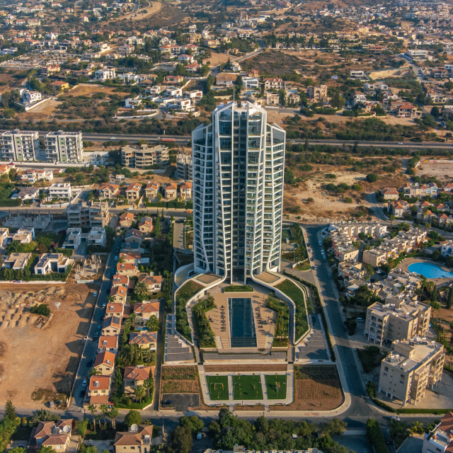 "Sky Tower Residence Project Limassol" stock image