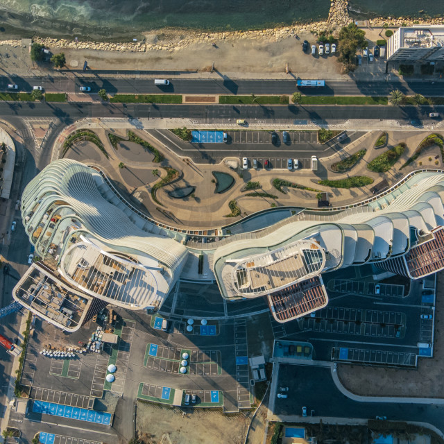 "Limassol Del Mar Birds Eye View" stock image