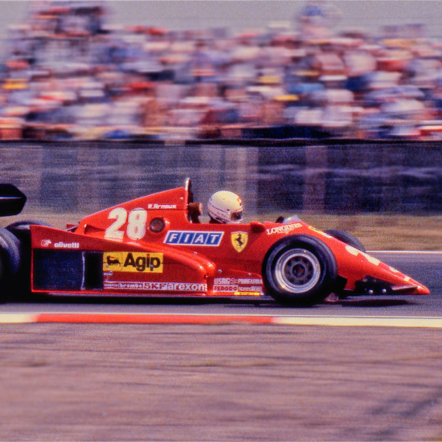 "René Arnoux British Grand Prix 1983" stock image