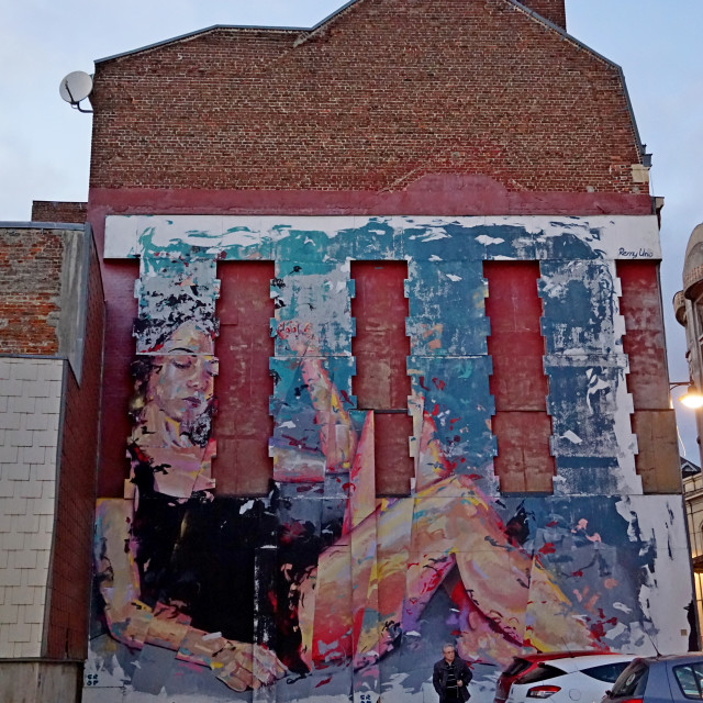 "Mural - St. quentin" by Amit Mendelsohn - $59.73 "Mural - St. quentin" stock image