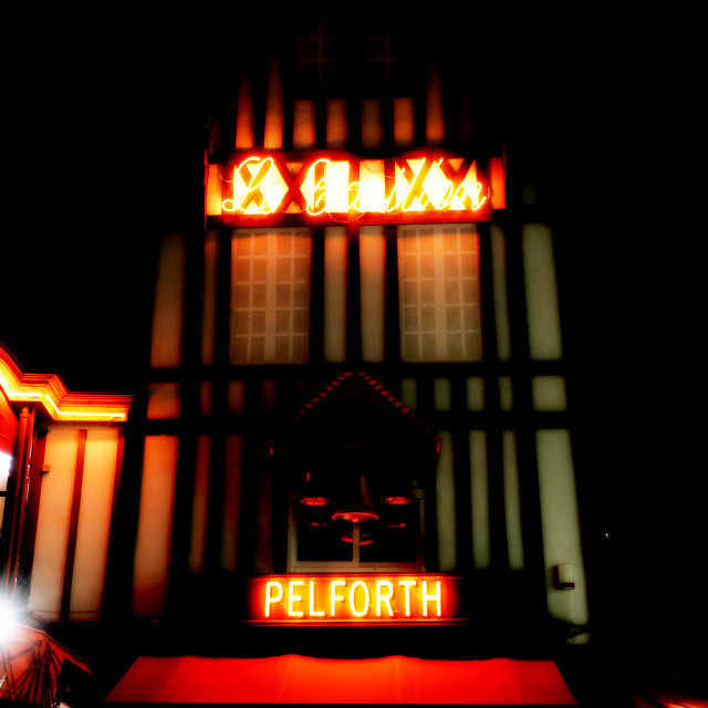 "St quentin bar at night" stock image