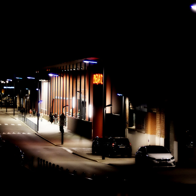 "The cinema - st. quentin" stock image