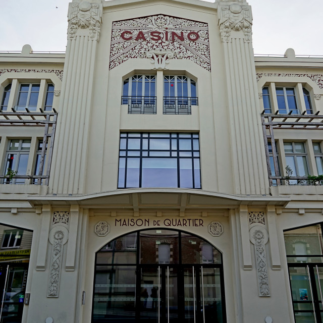 "St. Quentin's Casino entrance" stock image