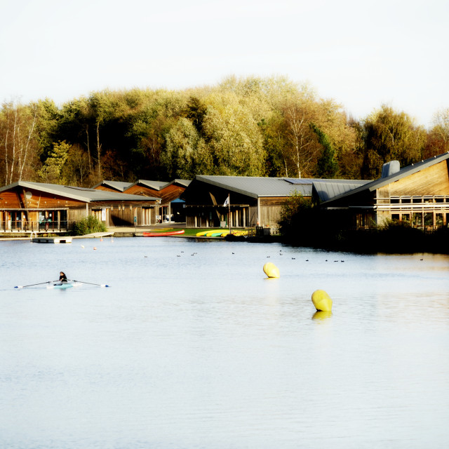 "St. Quentin Lake" stock image