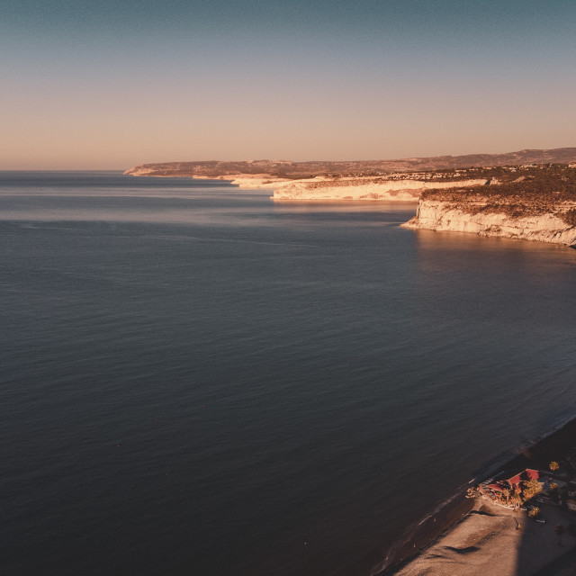 "Ancient Kourion Cliffs, Cyprus" stock image