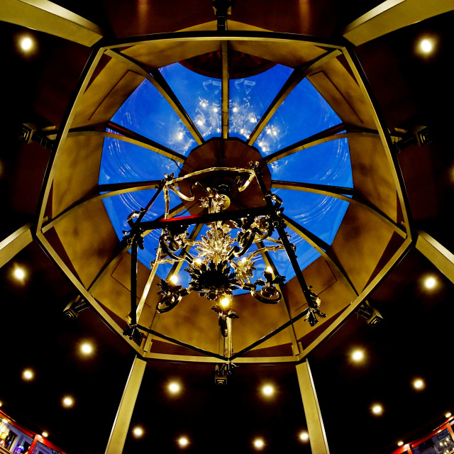 "Inside Bar/cafe Carillion - St. Quentin" stock image