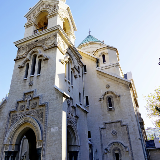 "The Armenian church - Marseille" stock image