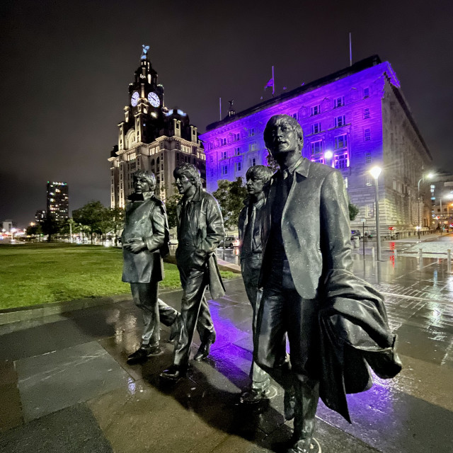 "Liverpools Fab Four" by DRS Photography - $4.82 "Liverpools Fab Four" stock image